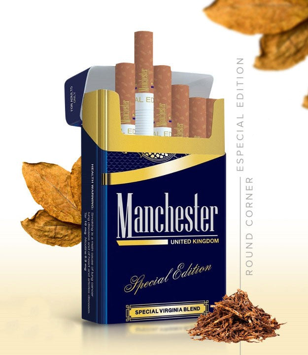 Thuốc Lá Manchester Blue - Cây (10 gói)