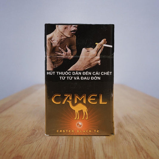 Thuốc Lá Camel Caster Black Tea Bấm Vị Trà Đen - Cây (10 gói)